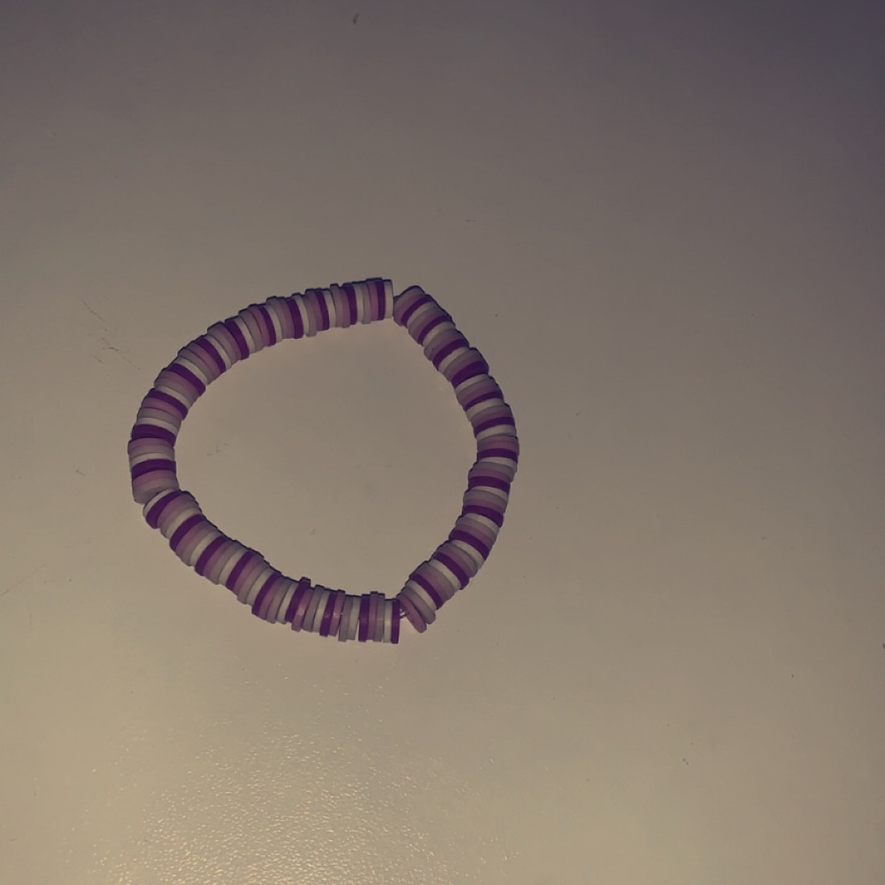 A tropical purple bracelet